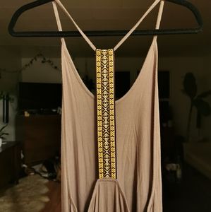 Guitar Strap back maxi dress